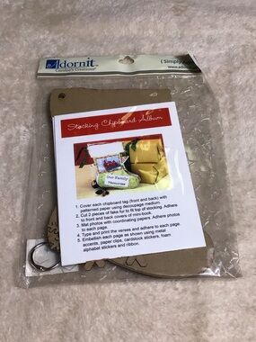 Carolee's Creations Stocking Chipboard Album